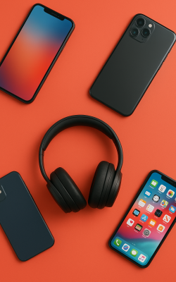 Mobile accessories and smartphones banner for Fonomania.co.uk