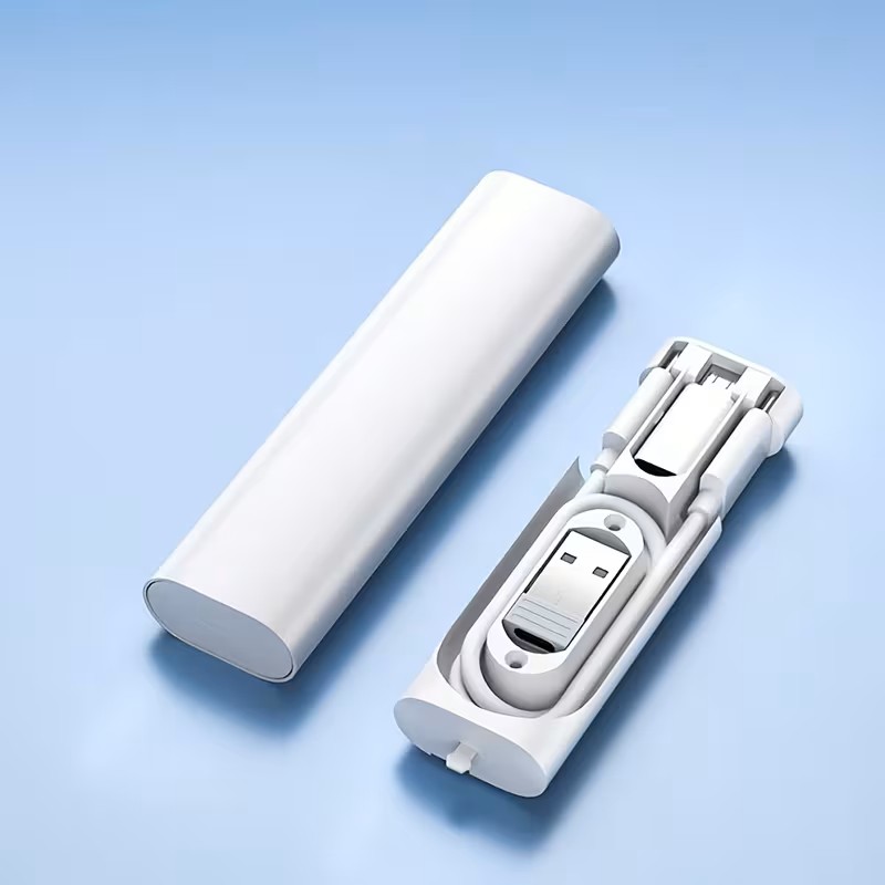7-in-1 Travel Charging Kit with SIM and Adapter Storage