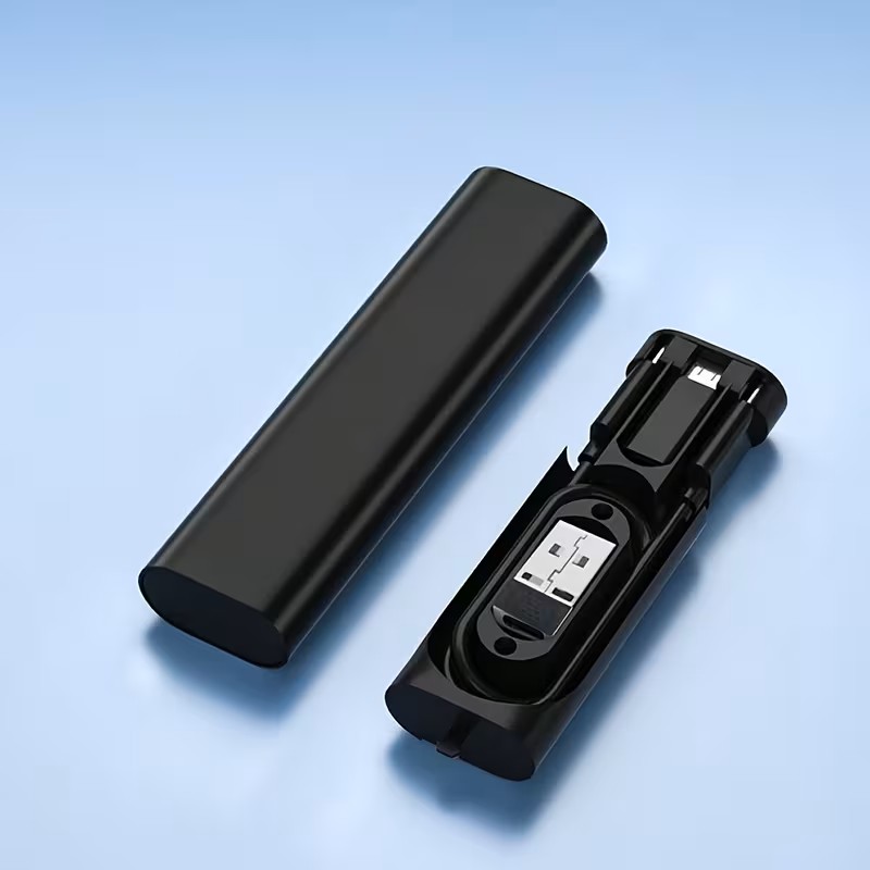 7-in-1 Travel Charging Kit with SIM and Adapter Storage