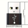 USB-C Female to USB-A Male Adapter – Type-C to USB-A Converter for Fast Charging and Data Transfer