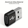 USB-C Female to USB-A Male Adapter for Fast Charging Data Transfer
