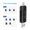 4-in-1 USB-C to USB-A SD/TF Memory Card Reader