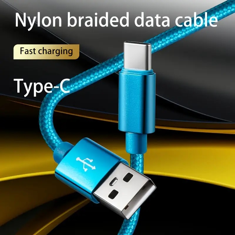 USB Type-C Fast Charging Cable for Smartphones, Tablets & Laptops USB Type-C Fast Charging Cable for Smartphones, Tablets & Laptops