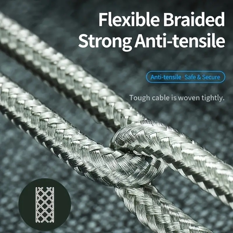 USB Type-C Fast Charging Cable for Smartphones, Tablets & Laptops USB Type-C Fast Charging Cable for Smartphones, Tablets & Laptops