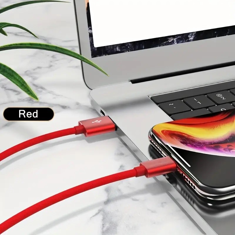 Fast Charging Lightning to USB Cable for iPhone & iPad Devices