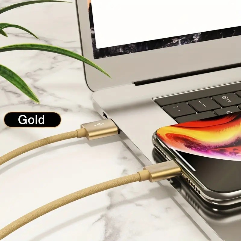 Fast Charging Lightning to USB Cable for iPhone & iPad Devices
