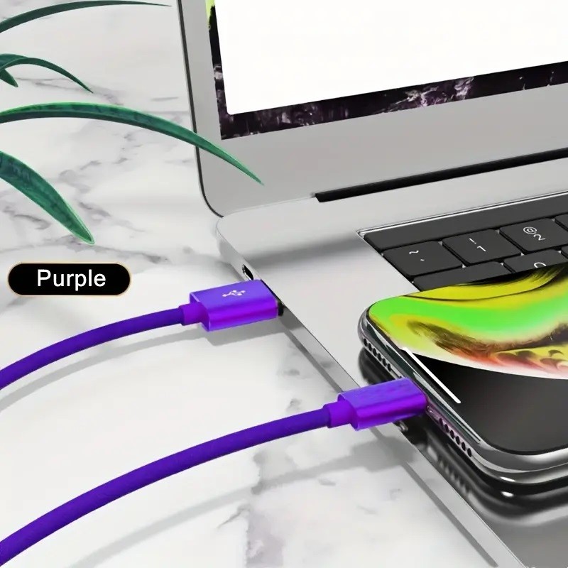 Fast Charging Lightning to USB Cable for iPhone & iPad Devices