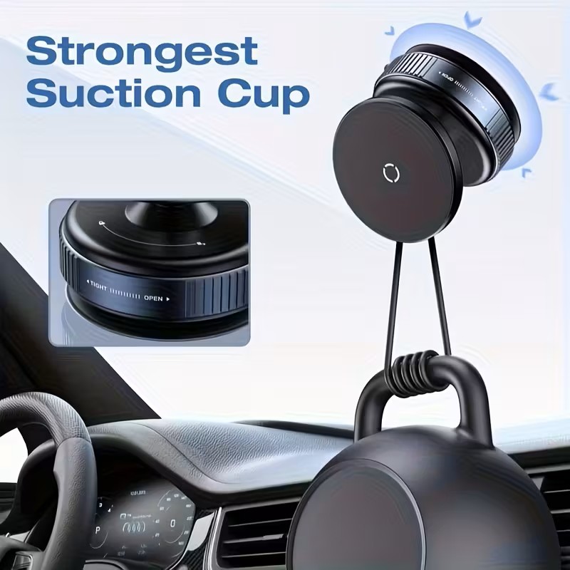 Upgraded Adjustable Vacuum Suction Magnetic Phone Holder Upgraded Adjustable Vacuum Suction Magnetic Phone Holder