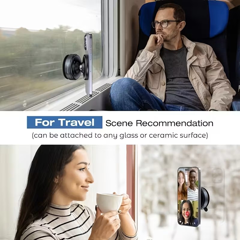 Upgraded Adjustable Vacuum Suction Magnetic Phone Holder Upgraded Adjustable Vacuum Suction Magnetic Phone Holder