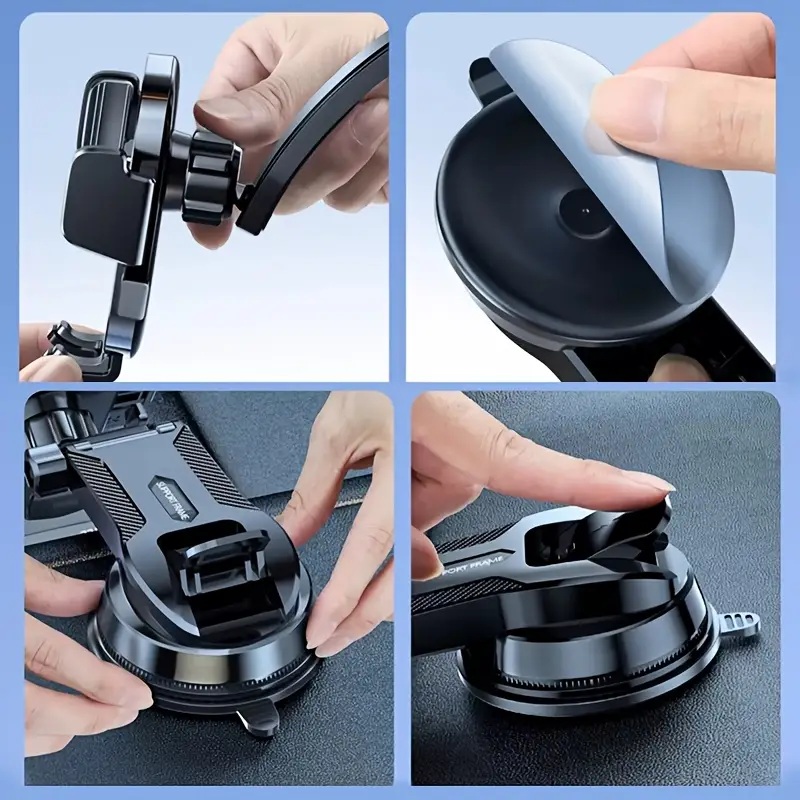 Universal Dashboard Car Phone Holder with 360° Adjustable Mount