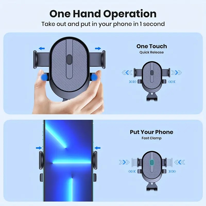 Universal Dashboard Car Phone Holder for Safe Hands-Free Driving