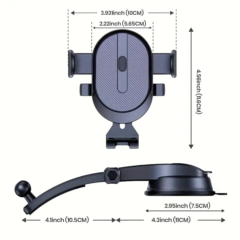 Universal Dashboard Car Phone Holder for Safe Hands-Free Driving