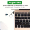 2 in 1 USB C Micro SD OTG Card Reader with Key Ring