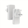 45W Double USB-C Flat Wall Charger Slim Dual Port UK Fast Adapter for iPhone & Samsung