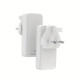 45W Double USB-C Flat Wall Charger Slim Dual Port UK Fast Adapter for iPhone & Samsung