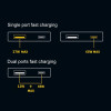 65W Slim USB-C Fast Charger with PD & QC 3.0 Dual Ports 65W Slim USB-C Fast Charger with PD & QC 3.0 Dual Ports