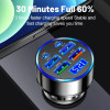 Multi-Port 2PD 4USB Fast Charging Car Adapter