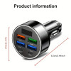 Multi-Port 2PD 4USB Fast Charging Car Adapter