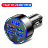 Multi-Port 2PD 4USB Fast Charging Car Adapter