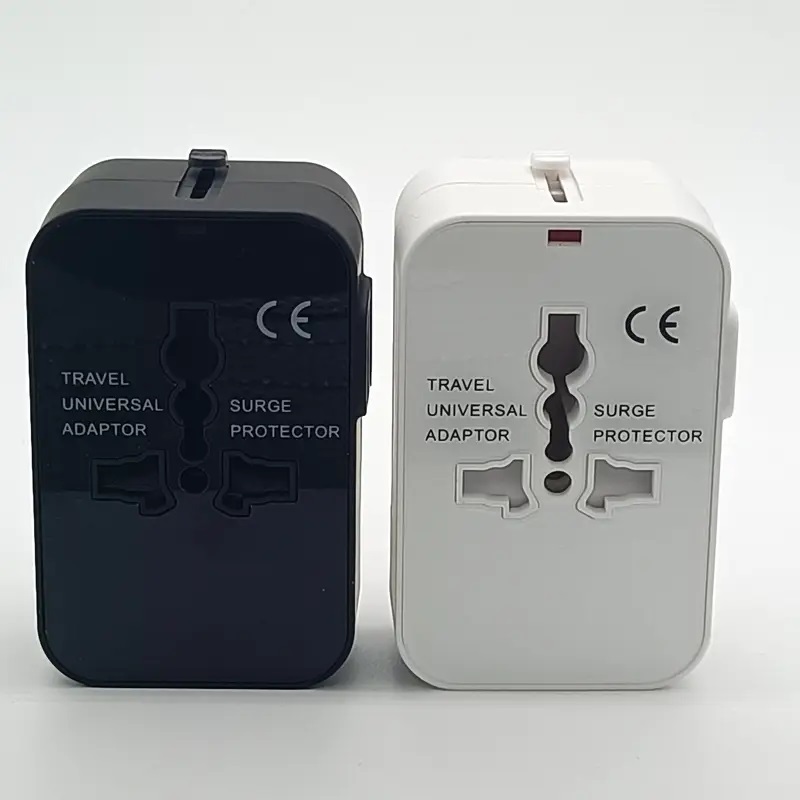 Universal Travel Adapter with Dual USB Charging Ports - Worldwide Use Universal Travel Adapter with Dual USB Charging Ports - Worldwide Use