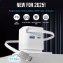 35W USB C GaN Fast Charger with Retractable Type C Cable UK Plug