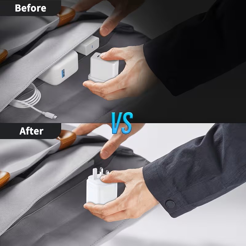 35W USB C GaN Fast Charger with Retractable Cable 35W USB C GaN Fast Charger with Retractable Cable