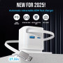 65W USB C GaN Fast Charger with Retractable Type C Cable UK Plug