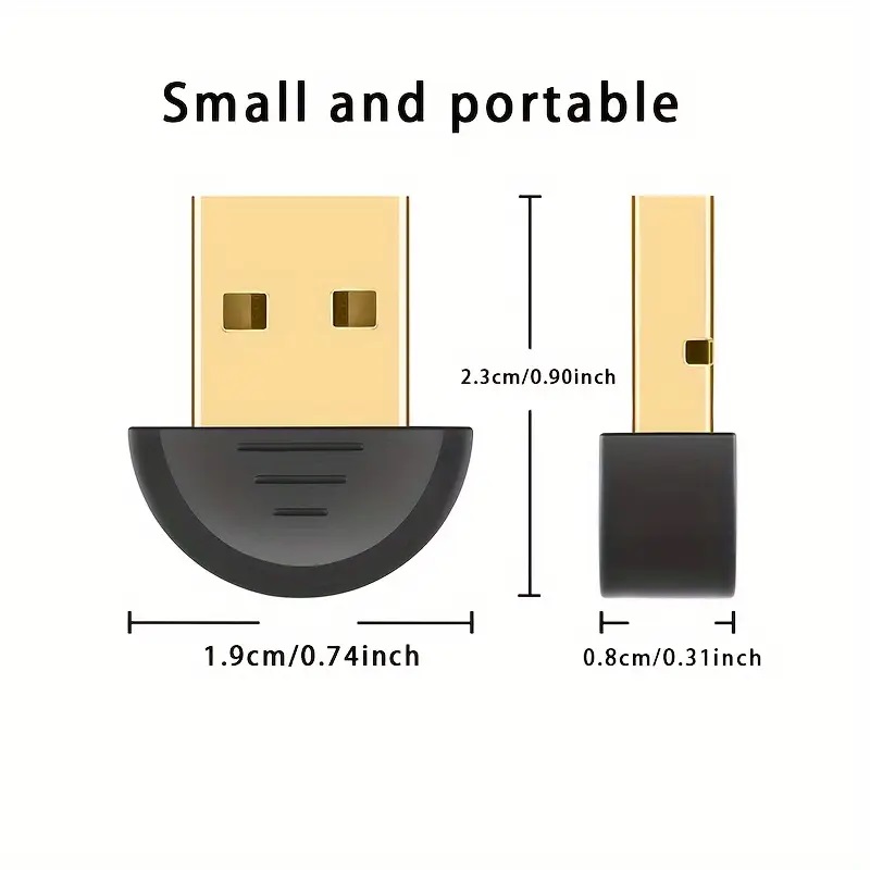 USB Bluetooth 5.1 Adapter – Plug and Play Wireless Dongle