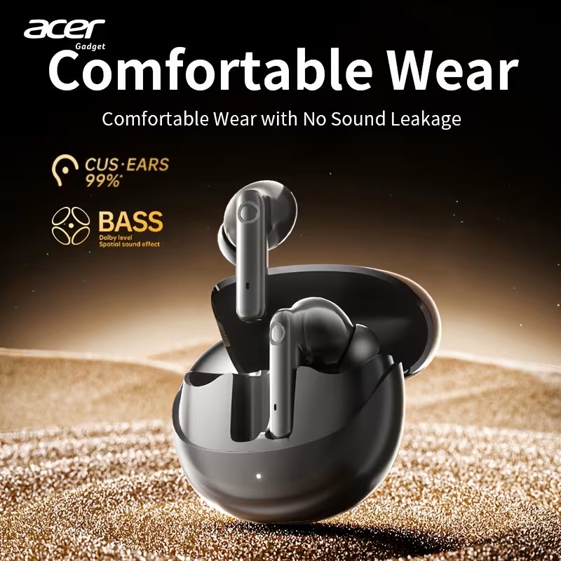Acer Genuine TWS Wireless Earbuds with Charging Case
