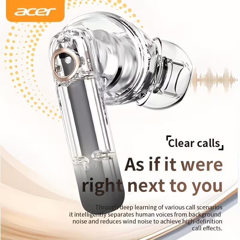 Acer Genuine TWS Wireless Earbuds with Charging Case