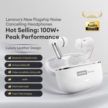 Lenovo LE208 Wireless Bluetooth Earphones with Stable Connection