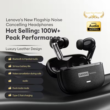 Lenovo LE208 Wireless Bluetooth Earphones with Stable Connection