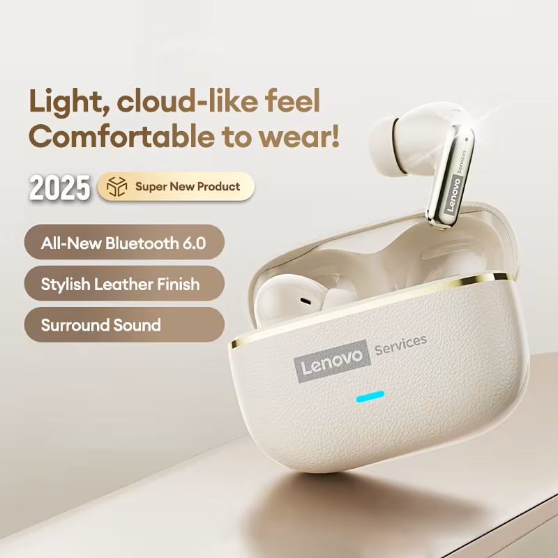Lenovo LE208 Wireless Bluetooth Earphones for Office Calls