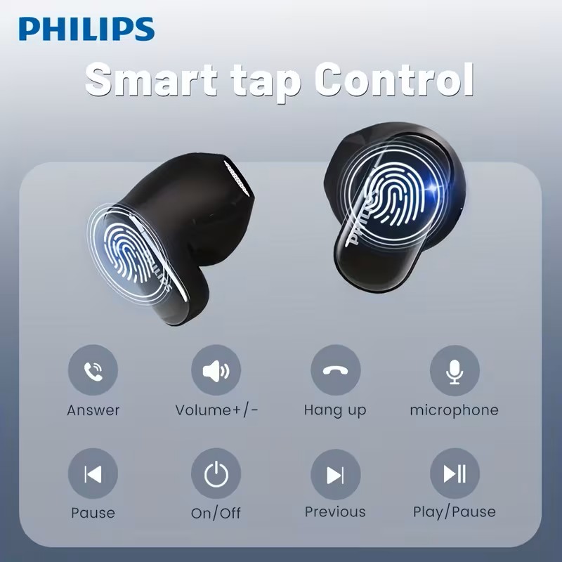 Philips TAT2169 Wireless Earbuds with Long Battery Life