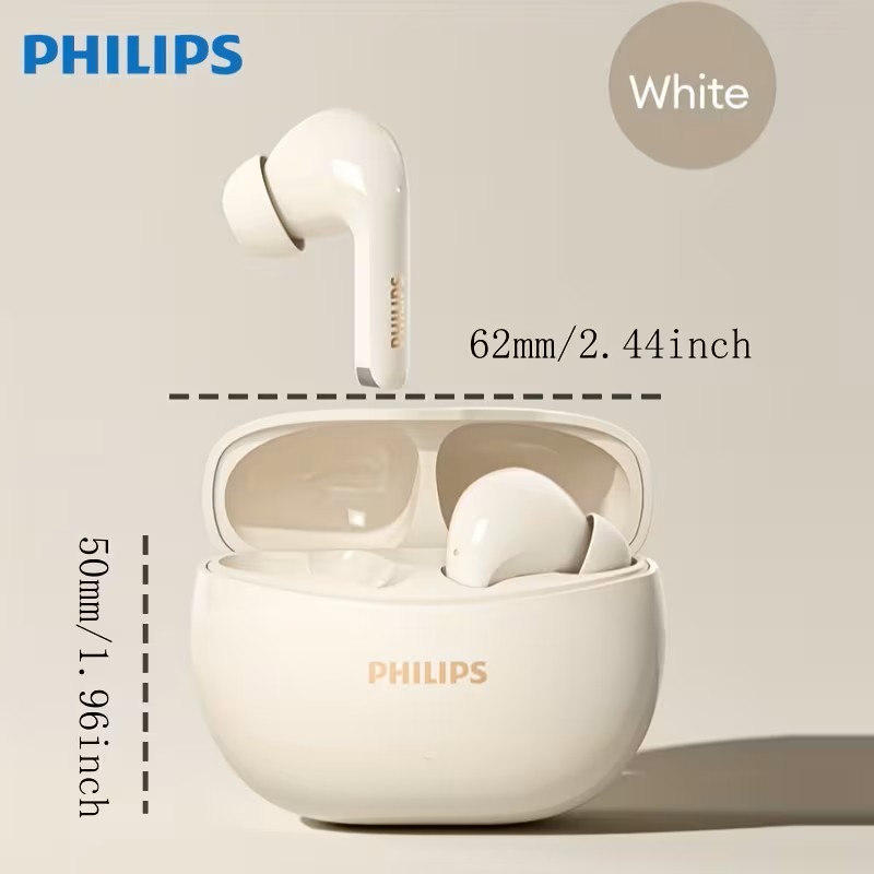 PHILIPS TAT1320 Lightweight Wireless Earbuds with Type-C Case PHILIPS TAT1320 Lightweight Wireless Earbuds with Type-C Case