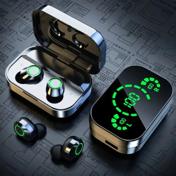 Wireless Earbuds with HiFi Dolby Bass and Touch Control compatibile with Apple iPhone
