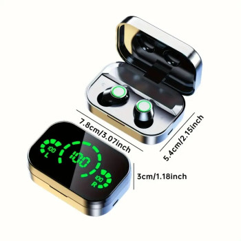 Wireless Earbuds with HiFi Dolby Bass and Touch Control compatibile with Apple iPhone