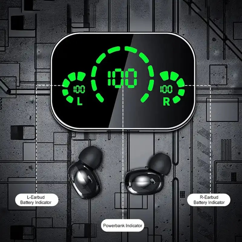 Wireless Earbuds with HiFi Dolby Bass and Touch Control Wireless Earbuds with HiFi Dolby Bass and Touch Control