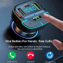 Premium Wireless Car MP3 Player and FM Transmitter – Dual USB Fast Charging, Type-C, Hands-Free Calling