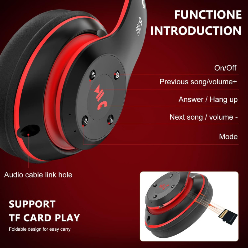 Bluetooth Headphones with 65-Hour Battery Life & Custom EQ Sound Bluetooth Headphones with 65-Hour Battery Life & Custom EQ Sound