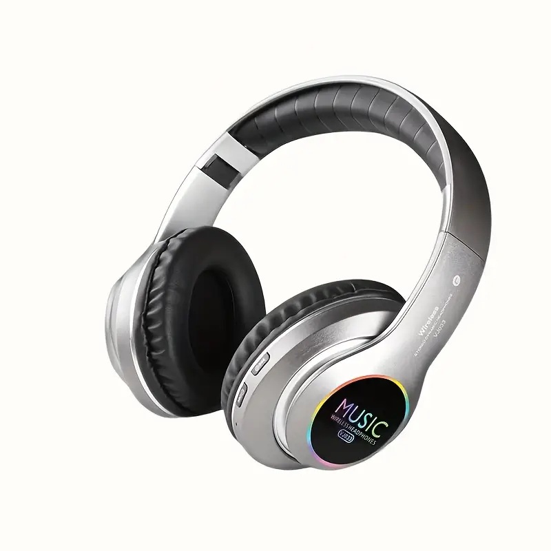 Upgraded Wireless Headphones with Deep Bass and Foldable Design Upgraded Wireless Headphones with Deep Bass and Foldable Design