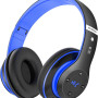 Bluetooth Headphones Over Ear - 65 Hours Playtime, 6 EQ Modes, Lightweight and Foldable