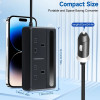 200W Car Power Inverter with Dual AC Sockets & USB Fast Charging