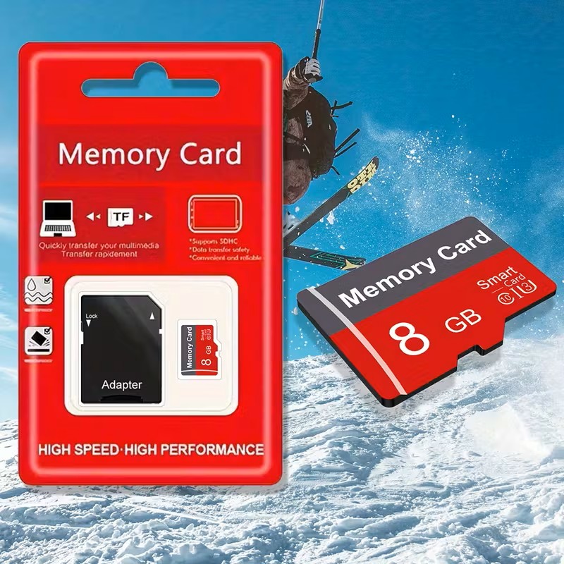 High Speed TF Memory Card with Adapter for Multiple Devices