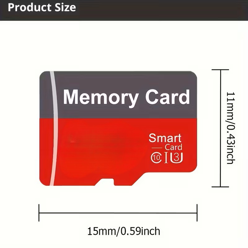 High Speed TF Memory Card with Adapter for Multiple Devices