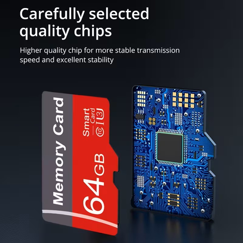 High Speed TF Memory Card with Adapter for Multiple Devices