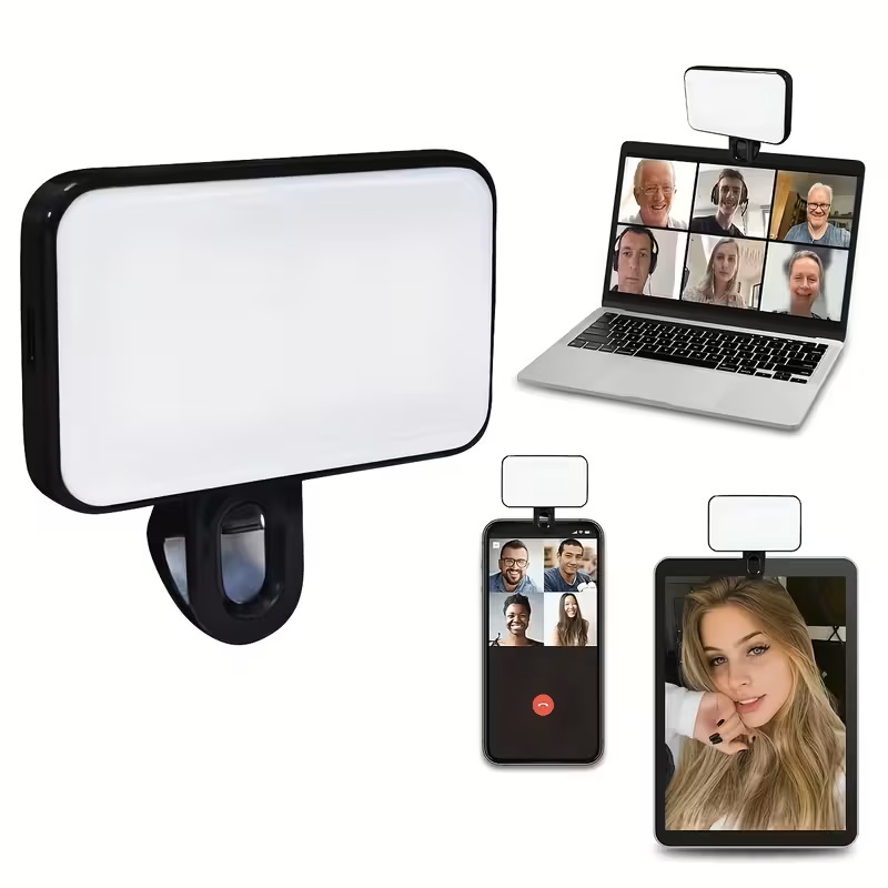 Mini Portable LED Selfie Light with Adjustable Brightness Mini Portable LED Selfie Light with Adjustable Brightness