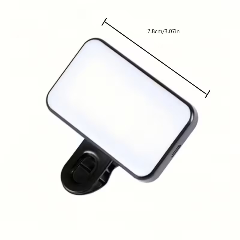 Mini Portable LED Selfie Light with Adjustable Brightness Mini Portable LED Selfie Light with Adjustable Brightness