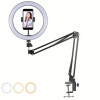 Selfie Ring Light with Adjustable Table Arm Stand Selfie Ring Light with Adjustable Table Arm Stand