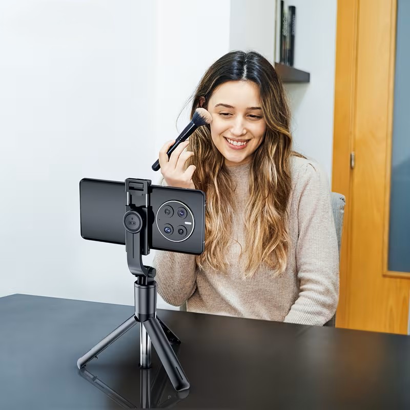 Lightweight Tripod Selfie Stick with Wireless Remote